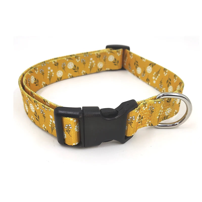 12 Styles of Bohemian Personalized Pet Collars and Leash Set