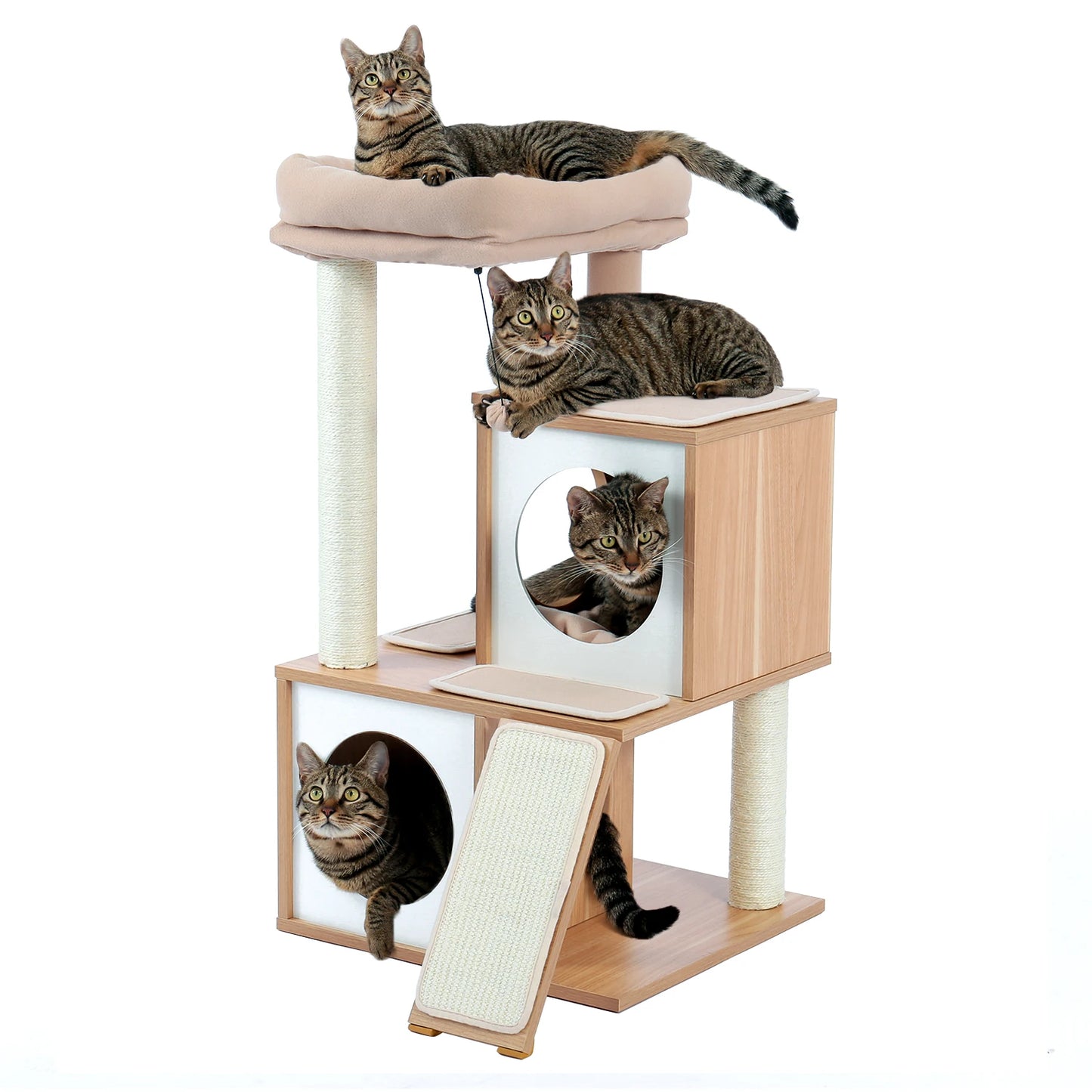 Cat Tree House Condo Playground, Multi-Level Tower