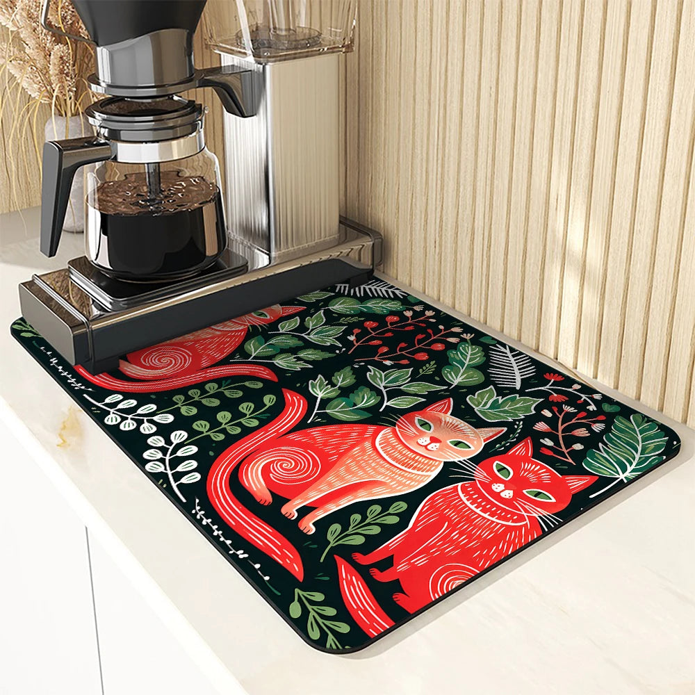 Several Designs, Large Kitchen Absorbent Mats