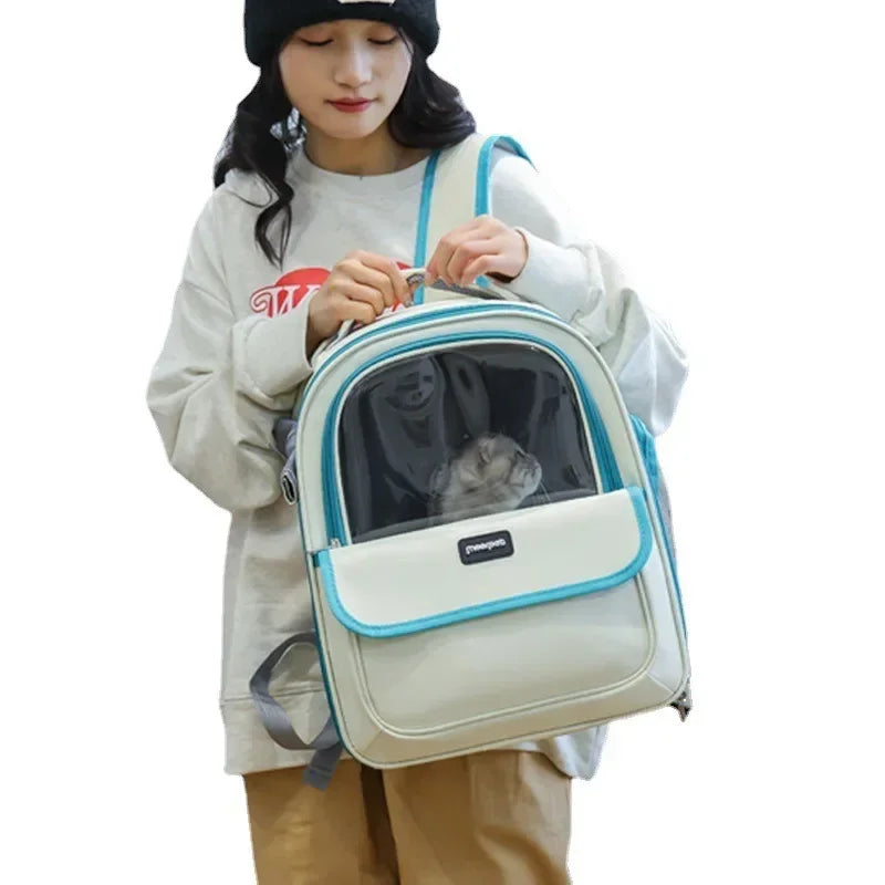 Stylish Pet Backpack and Shoulder Bag Carrier