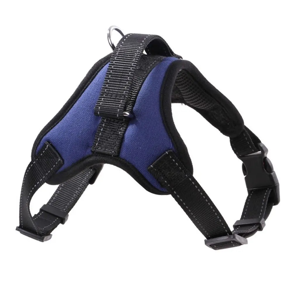 Anti Pull Breathable Pet Chest Strap Adjustable Nylon Walking Harness