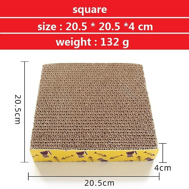 Multiple Shapes Clean Design Cat Scratcher And Couch, 2 in 1