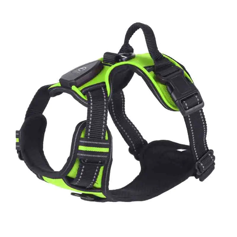 Adjustable Led Light Up Dog Harness Vest - Love My Pet