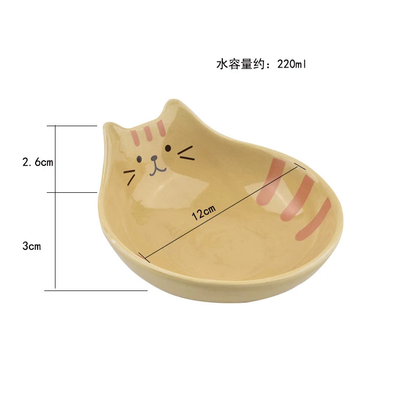 Cartoon Cat Ceramic Bowls