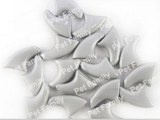 Cat Nail Caps Soft Nail Protector with free Glue Applicator multi colors