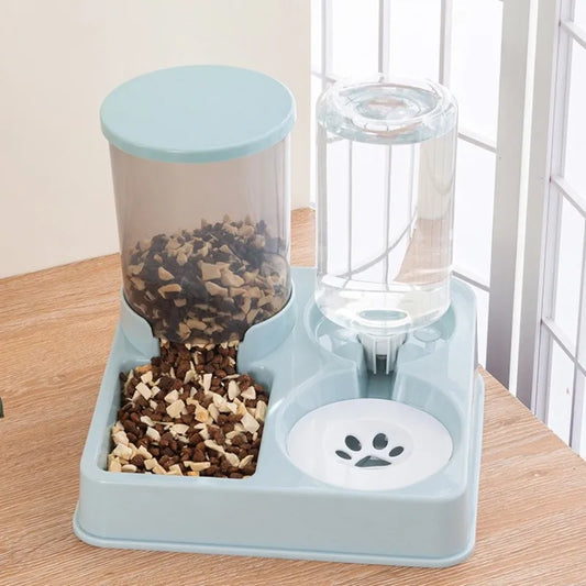 2-in-1 Pet Automatic Pet Feeder and Drinking Fountain