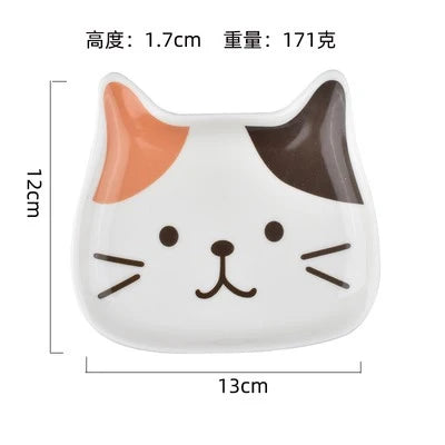 Cartoon Cat Ceramic Bowls