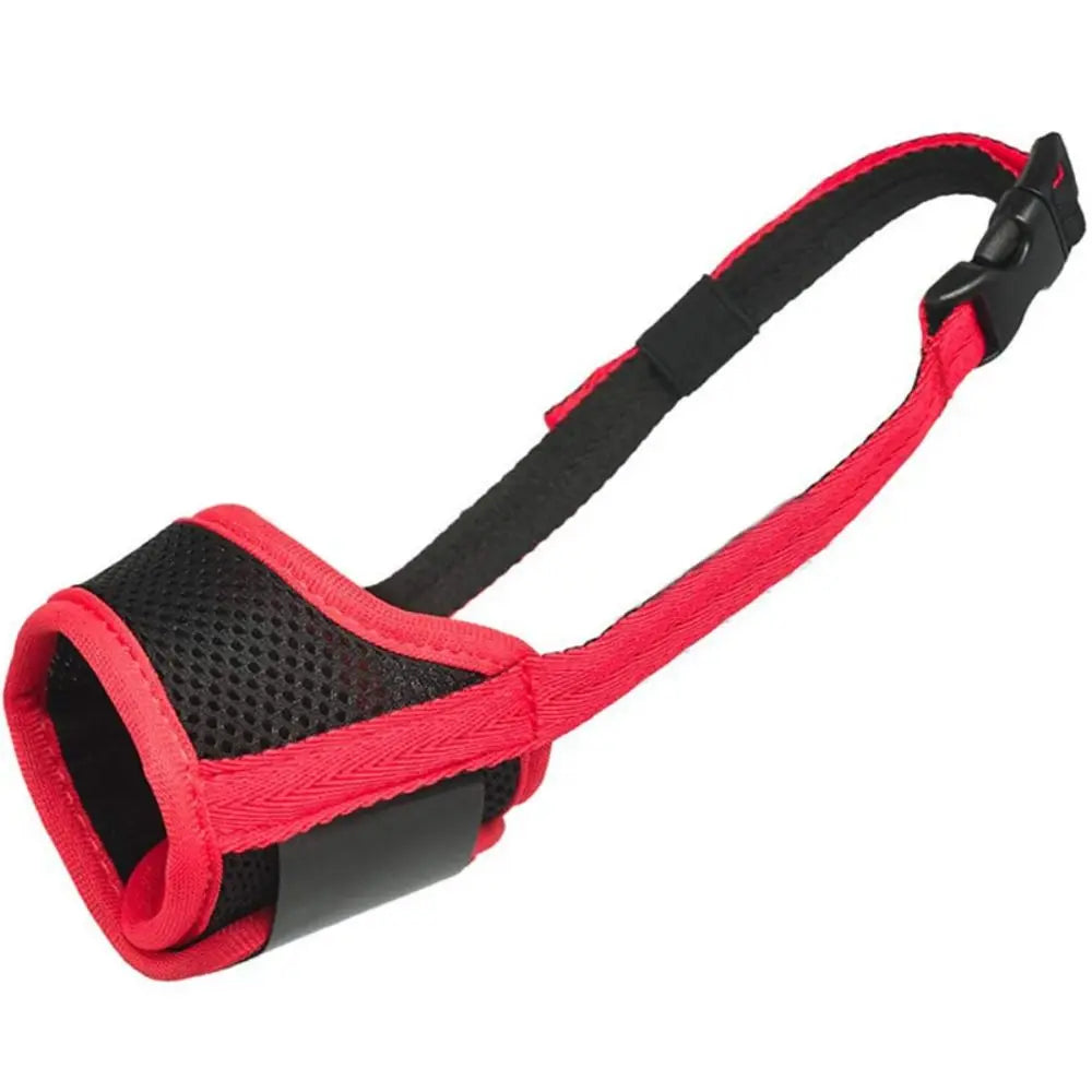 Comfortable Mesh Dog Muzzle With Adjustable Strap