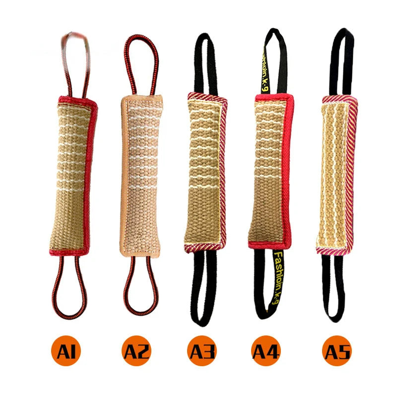 Durable Dog Training Tug Toy with Rope Handles - Love My Pet