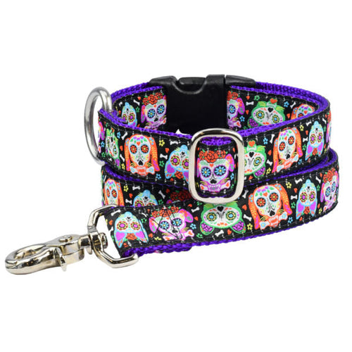 1″ XOLO – Sugar Skull Essential Dog Collar