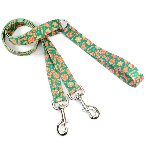 Holiday Cookies Double Connection Dog Leash – EarthStyle