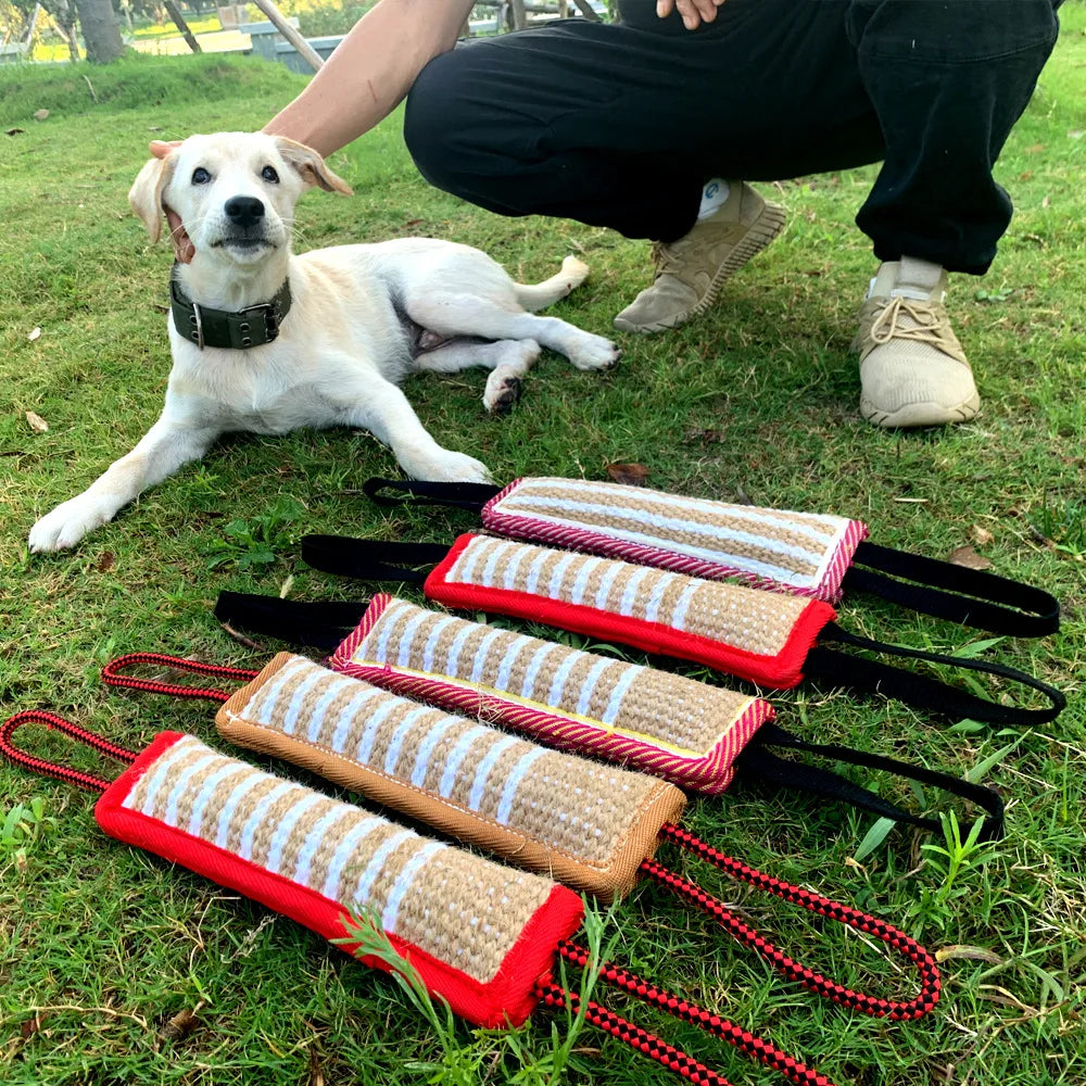 Durable Dog Training Tug Toy with Rope Handles - Love My Pet