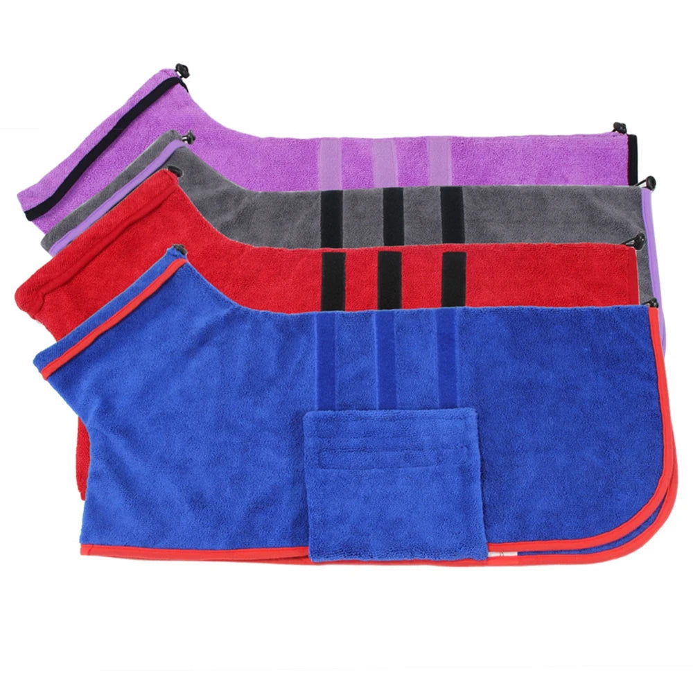 Dog Bathrobe And Towel