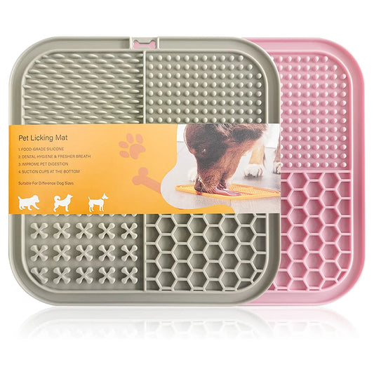 Pet Lick Mat with Suction Cups For Slow Feeding - Love My Pet