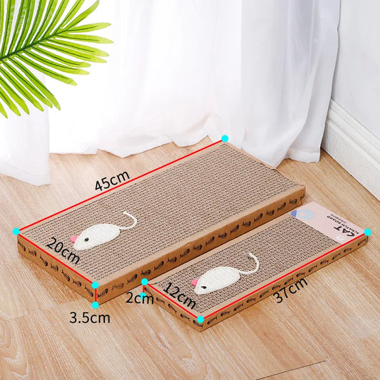 Cat Scratcher With Cute Mouse - Love My Pet