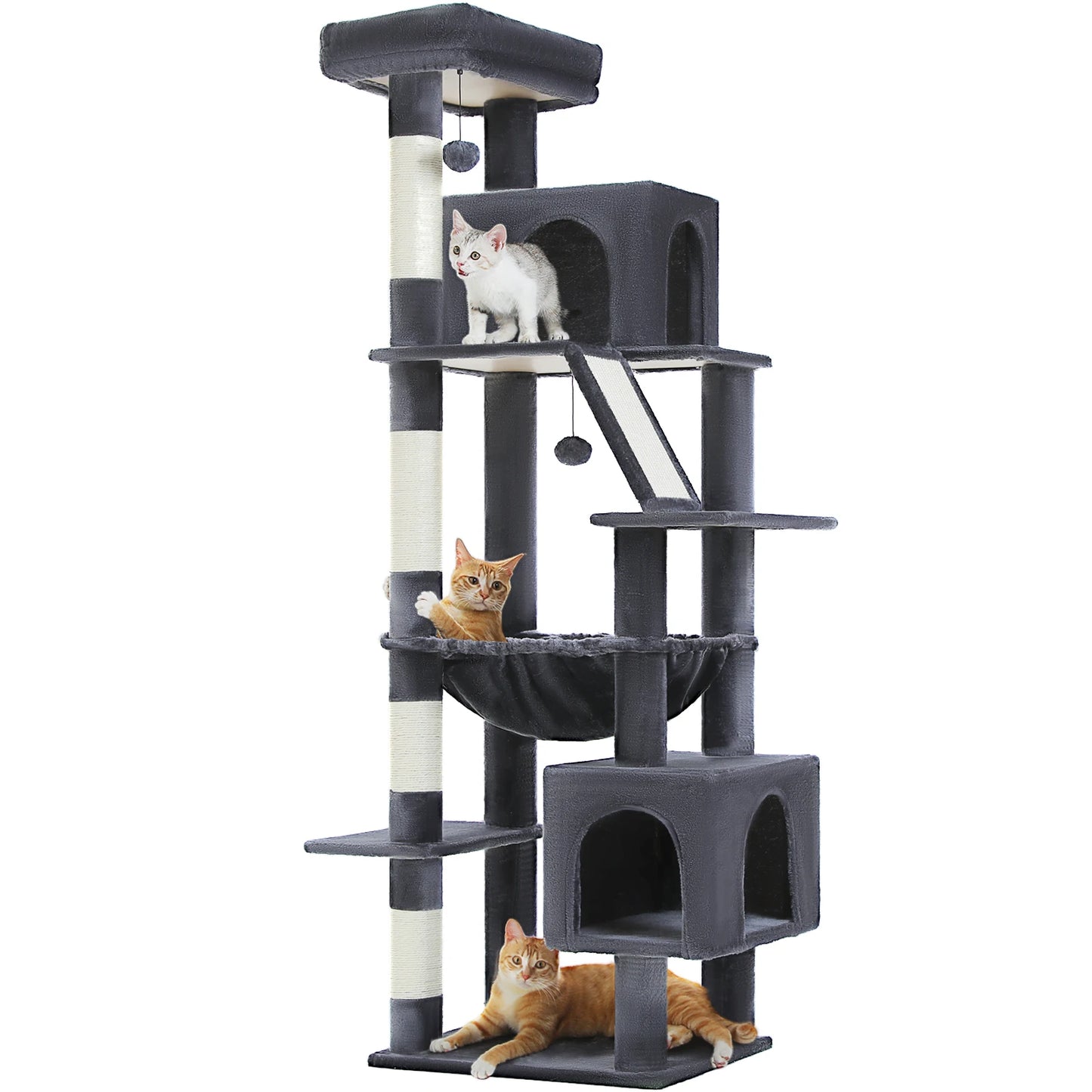 Cat Tree for Large Cats, 71" Tall