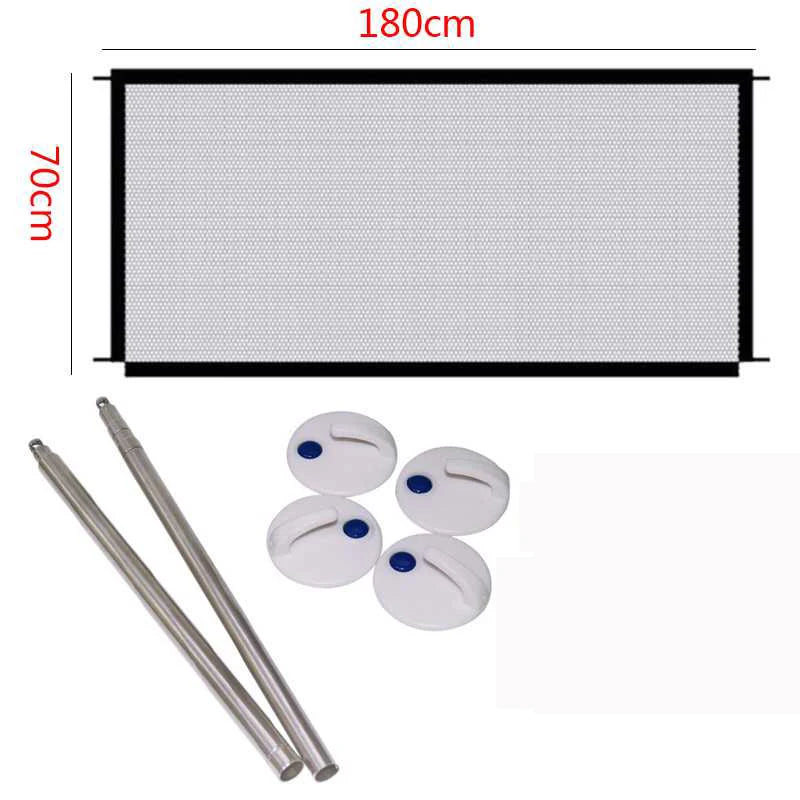 Pet Safety Gate Breathable Mesh Enclosure