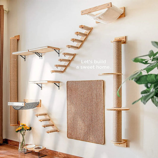 Cat Climbing Shelves, Wall-mounted Hammock and Parts