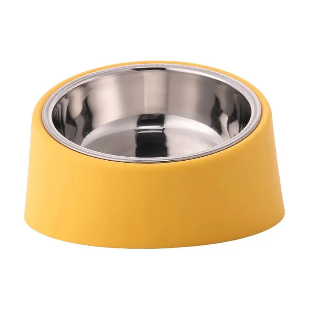 Anti Overturning Large Capacity Neck Protection Stainless Steel Pet Bowl - Love My Pet