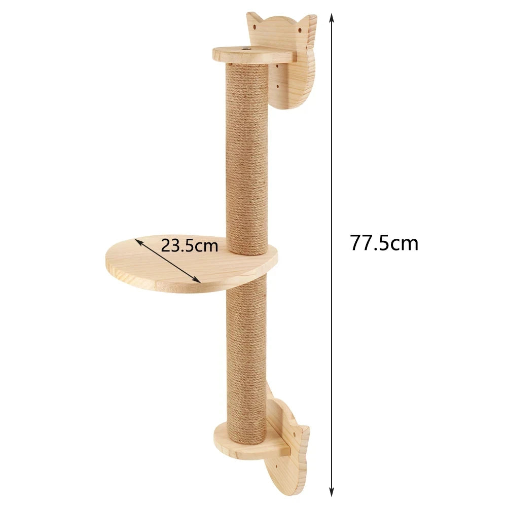 Cat Climbing Wall  Four-step Stair Scratching Post