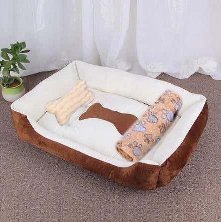 Four Seasons Warm Washable Pet Bed Many Colors