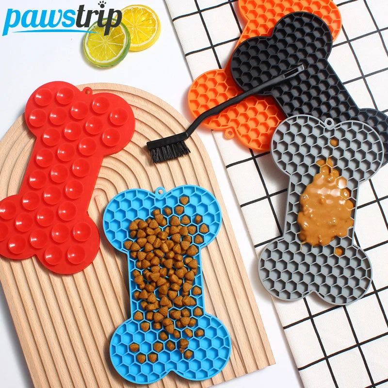 Silicone Dog Lick Mat for Slow Food Eating - Love My Pet