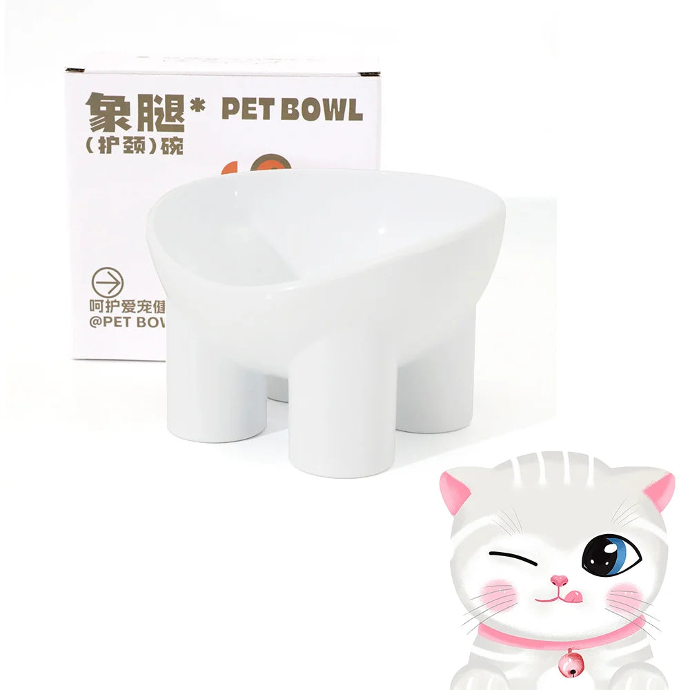 High Foot Pet Bowl Neck Protector