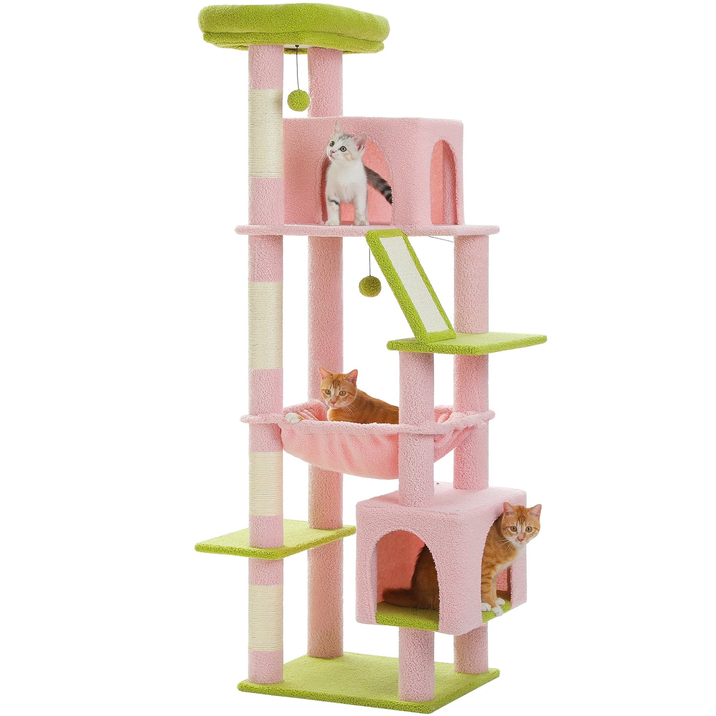 Cat Tree for Large Cats, 71" Tall