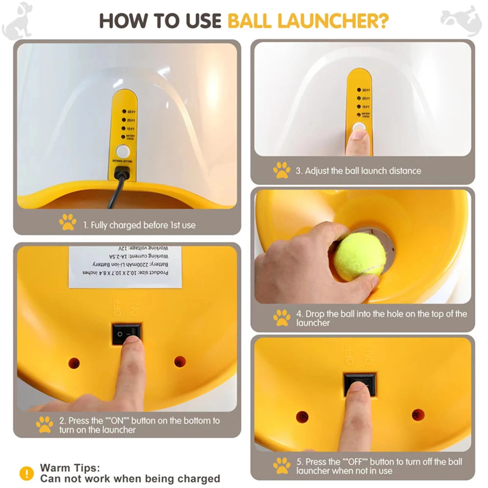 Automatic Tennis Ball Launcher