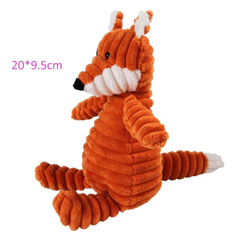 Different Cartoon Animal Plush Dog Toys