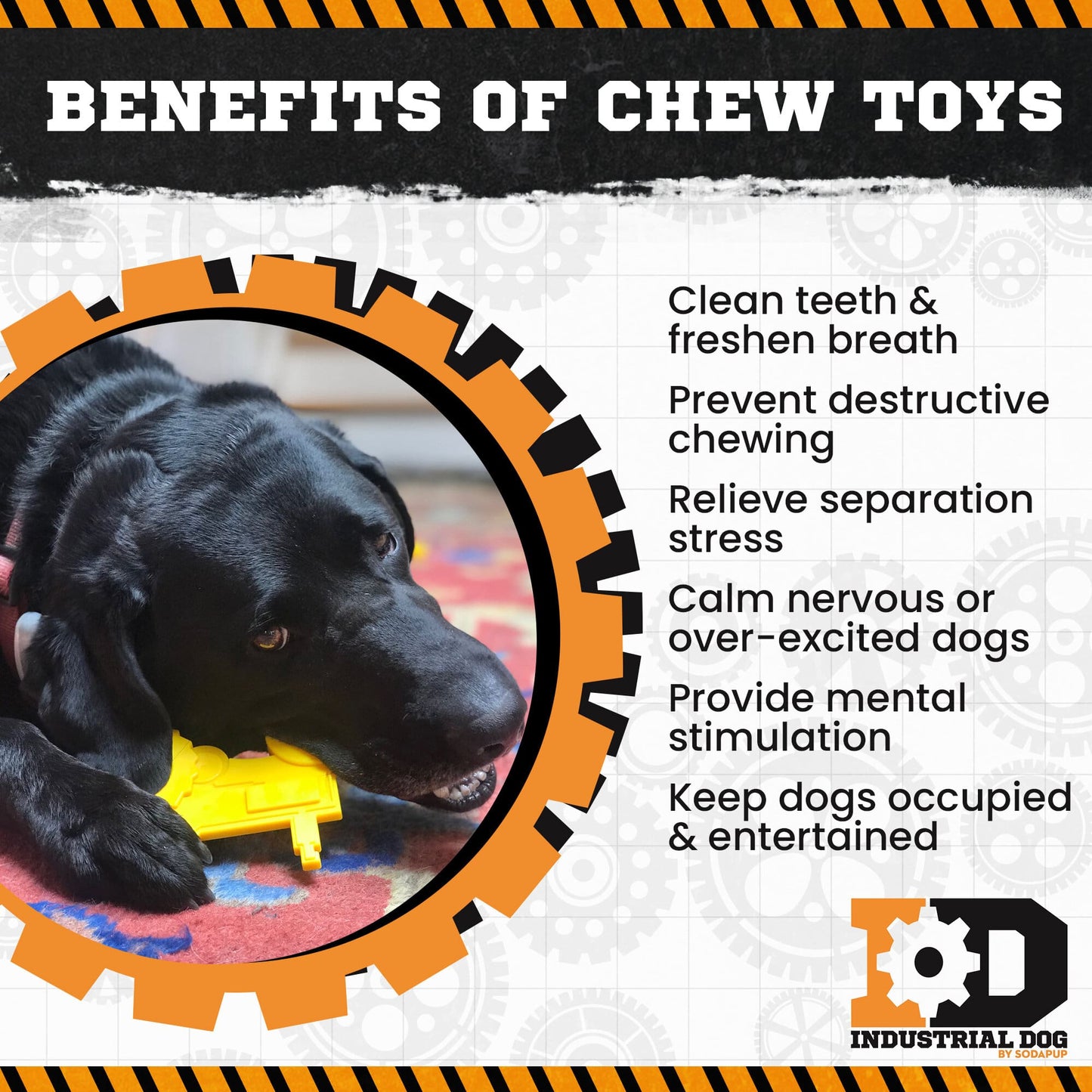 Tractor  Ultra Durable Nylon Dog Chew Toy