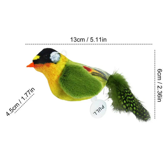 Floppy Bird Cat Toys With Catnip