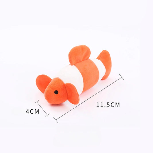 Catnip Plush Toy Cartoon Marine Animals