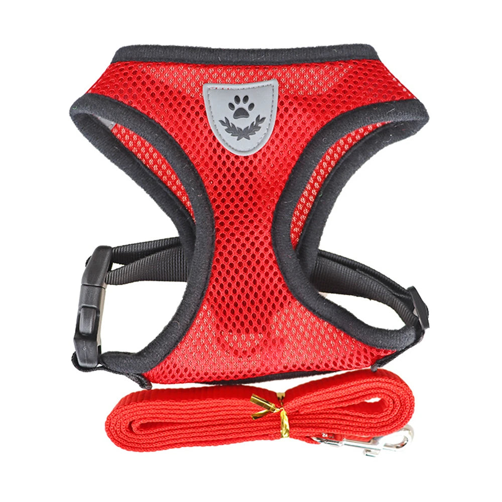Pet Harness Adjustable Breathable Harnesses, Reflective