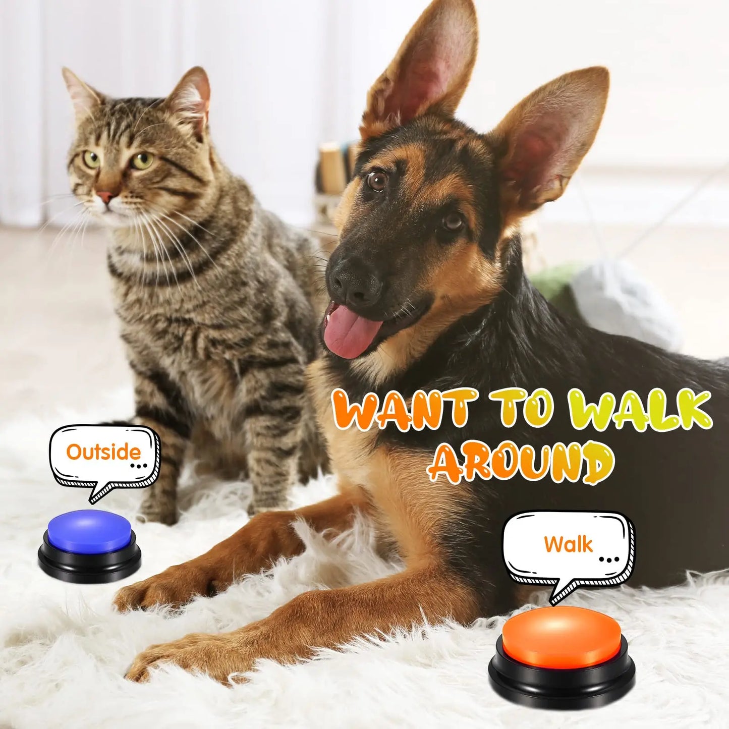 Pet Speaking Buttons - Love My Pet