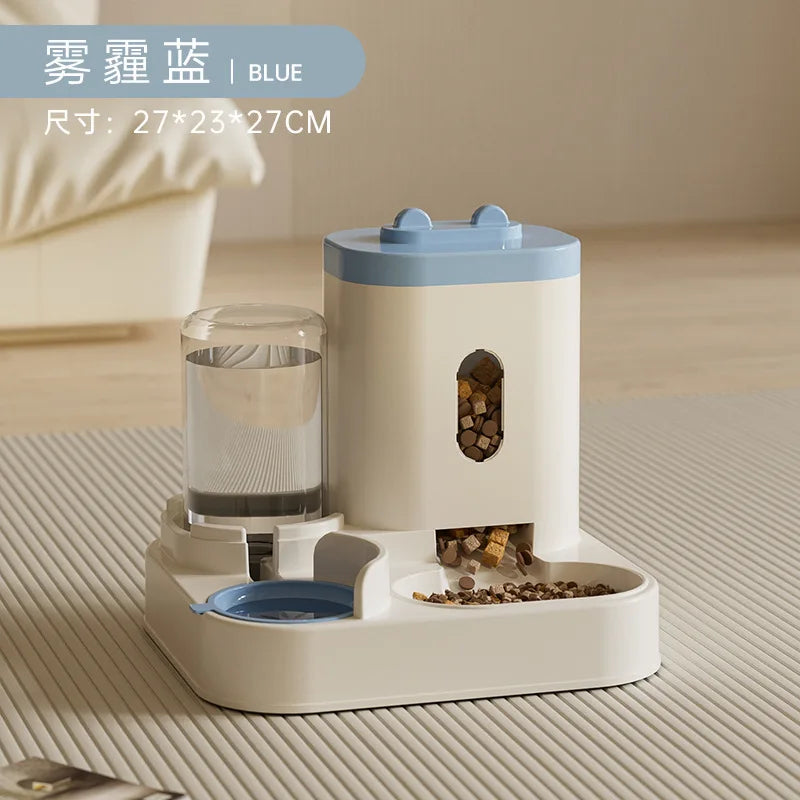 Automatic Pet Feeder With Water Fountain