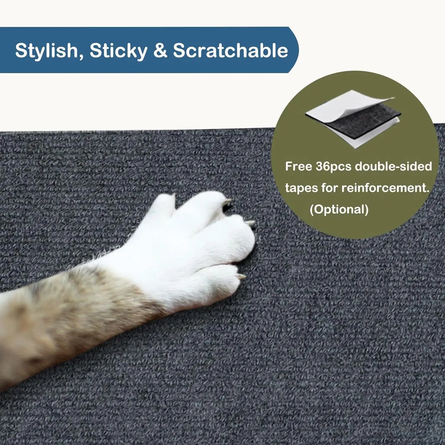 Self-Adhesive Anti Scratch Carpet - Love My Pet