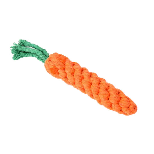 Durable Carrot Chew Toy For Teeth Cleaning