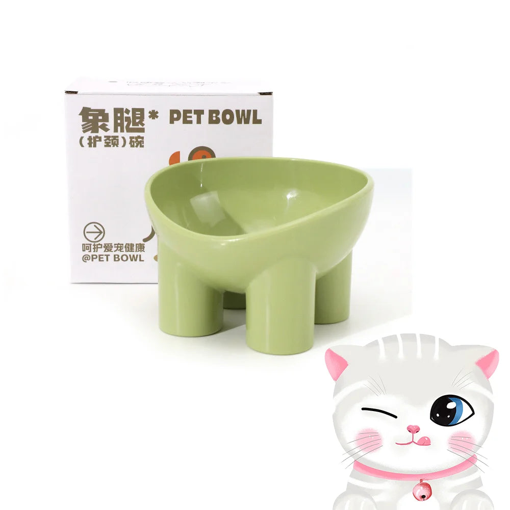 High Foot Pet Bowl Neck Protector