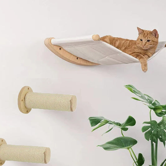 Wall-mounted Cat Climbing Post And Indoor Furniture