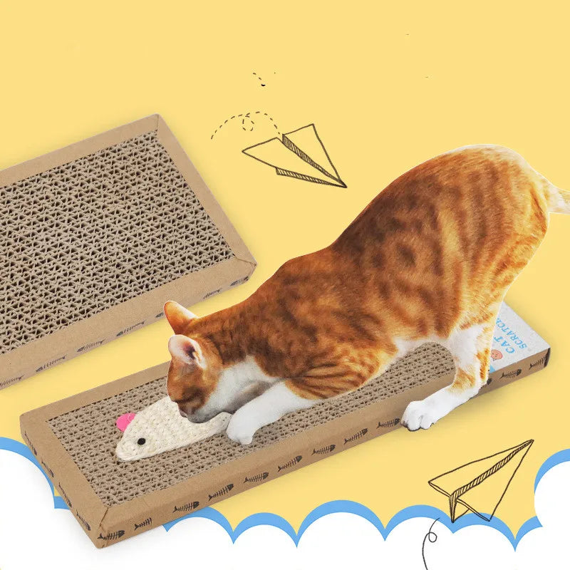 Cat Scratcher With Cute Mouse - Love My Pet