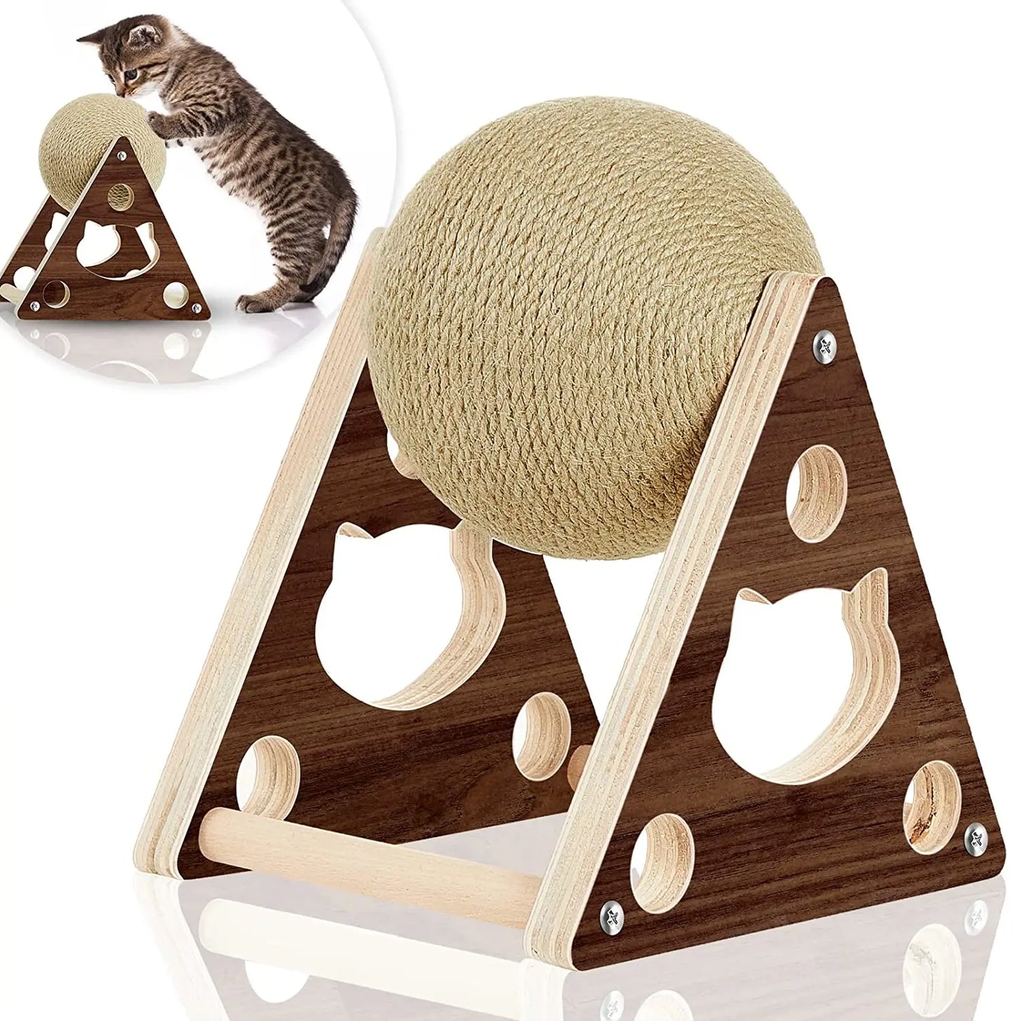 Cat Scratcher Toy Sisal Scratching Ball