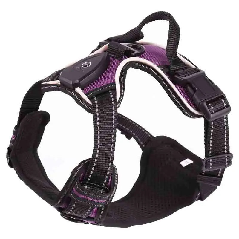 Adjustable Led Light Up Dog Harness Vest - Love My Pet