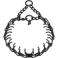 Herm Sprenger - ULTRA-PLUS Training Collar with Center-Plate and Assembly Chain - Short Version – Black Stainless Steel