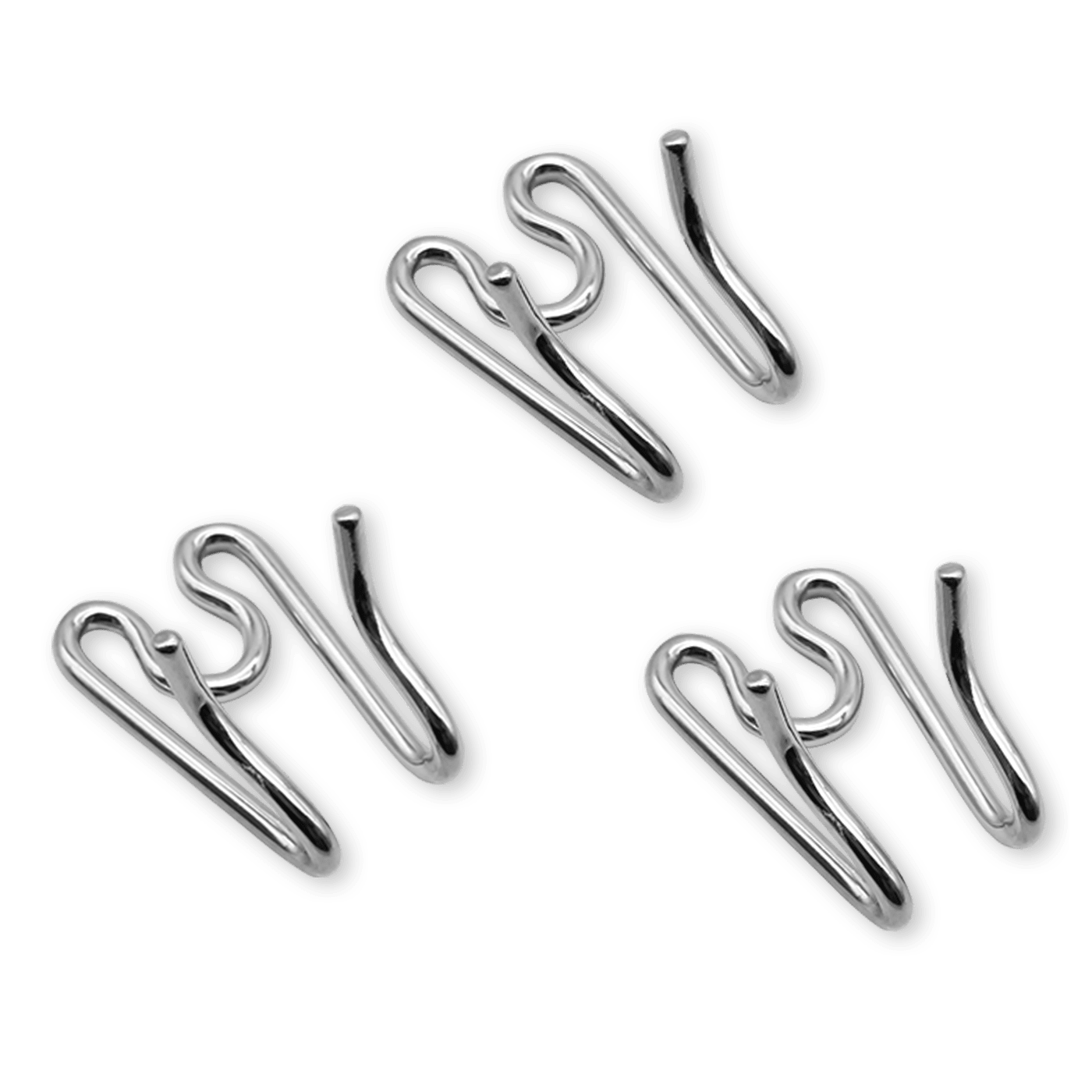 Herm Sprenger - ULTRA-PLUS Training Collar Middle Links for Lengthening (3-Pack) - Chrome