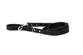Modern Style Midnight Black Leather Leash