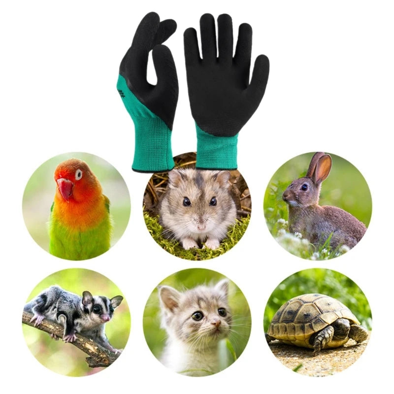 Animal Anti Bite And Claw Training and Grooming Gloves