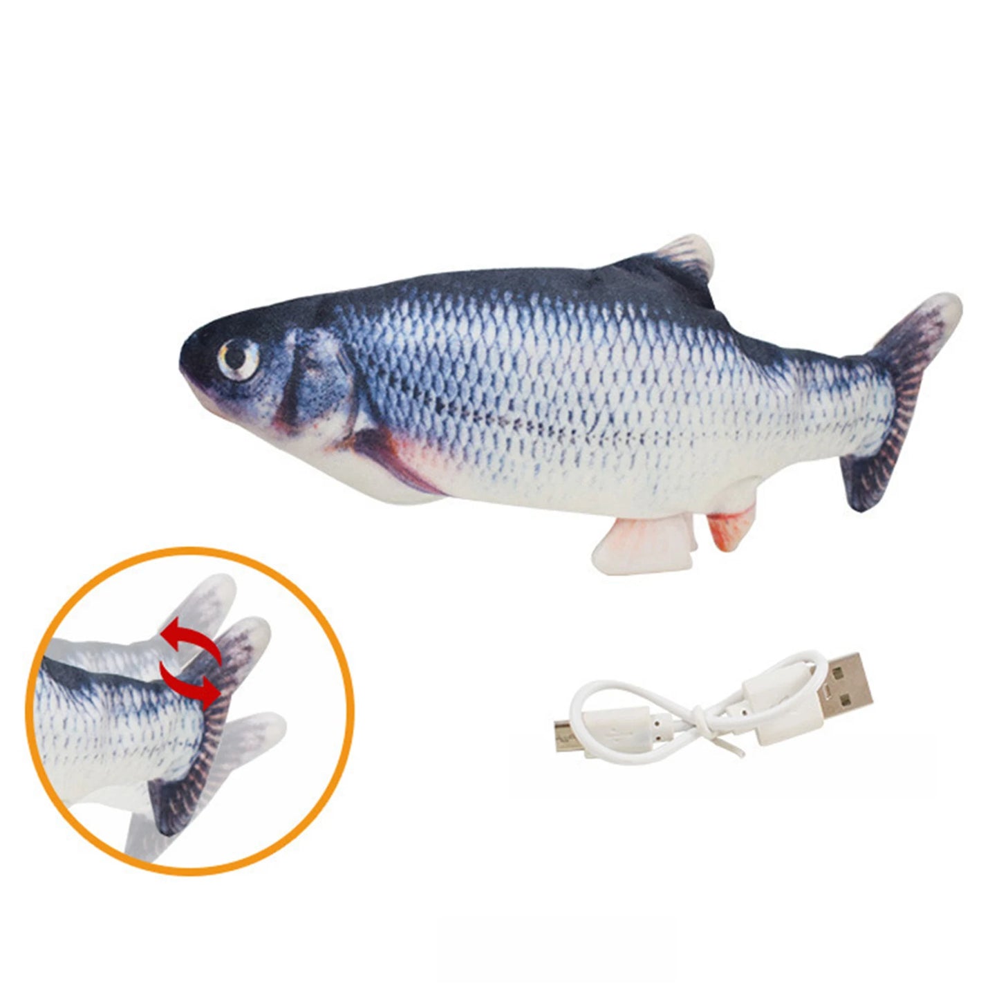 Electric Flopping Cat Fish Toy - Love My Pet