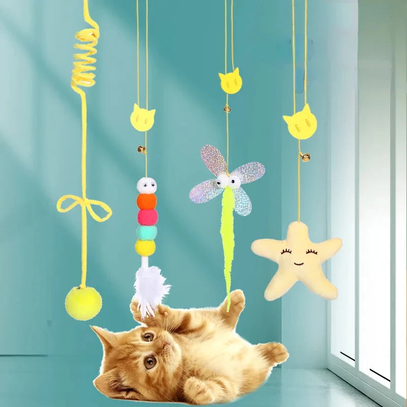 Elastic Retractable Hanging Door Cat Toys