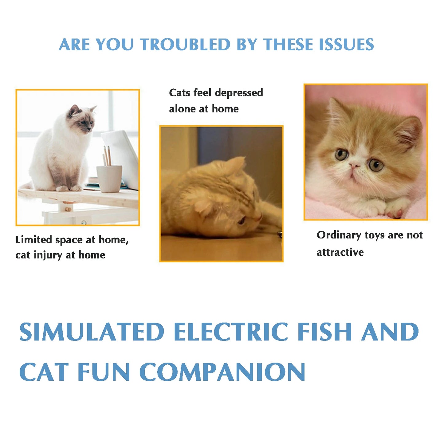 Electric Flopping Cat Fish Toy - Love My Pet